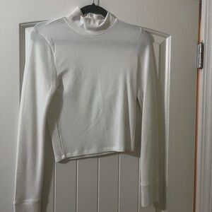American Eagle Outfitters White Long Sleeve Top